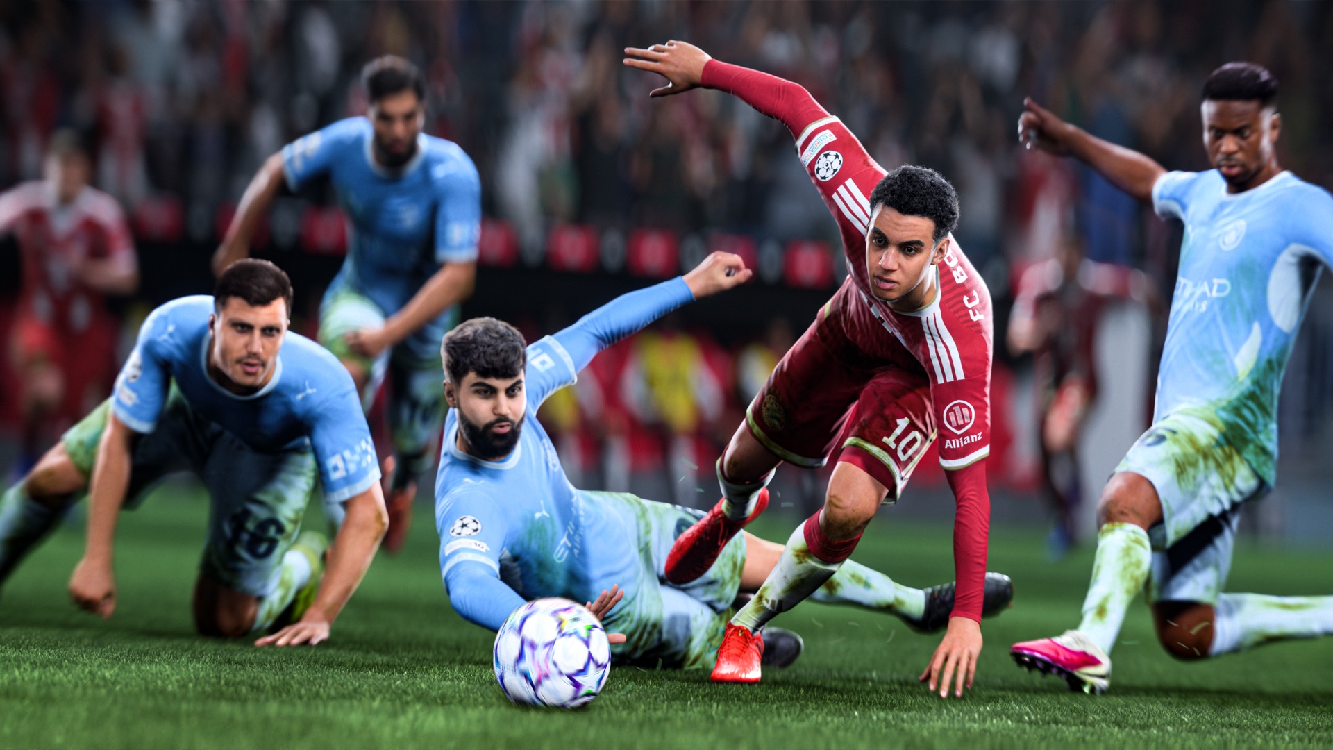 EA SPORTS FC 27: Musiala protecting possession